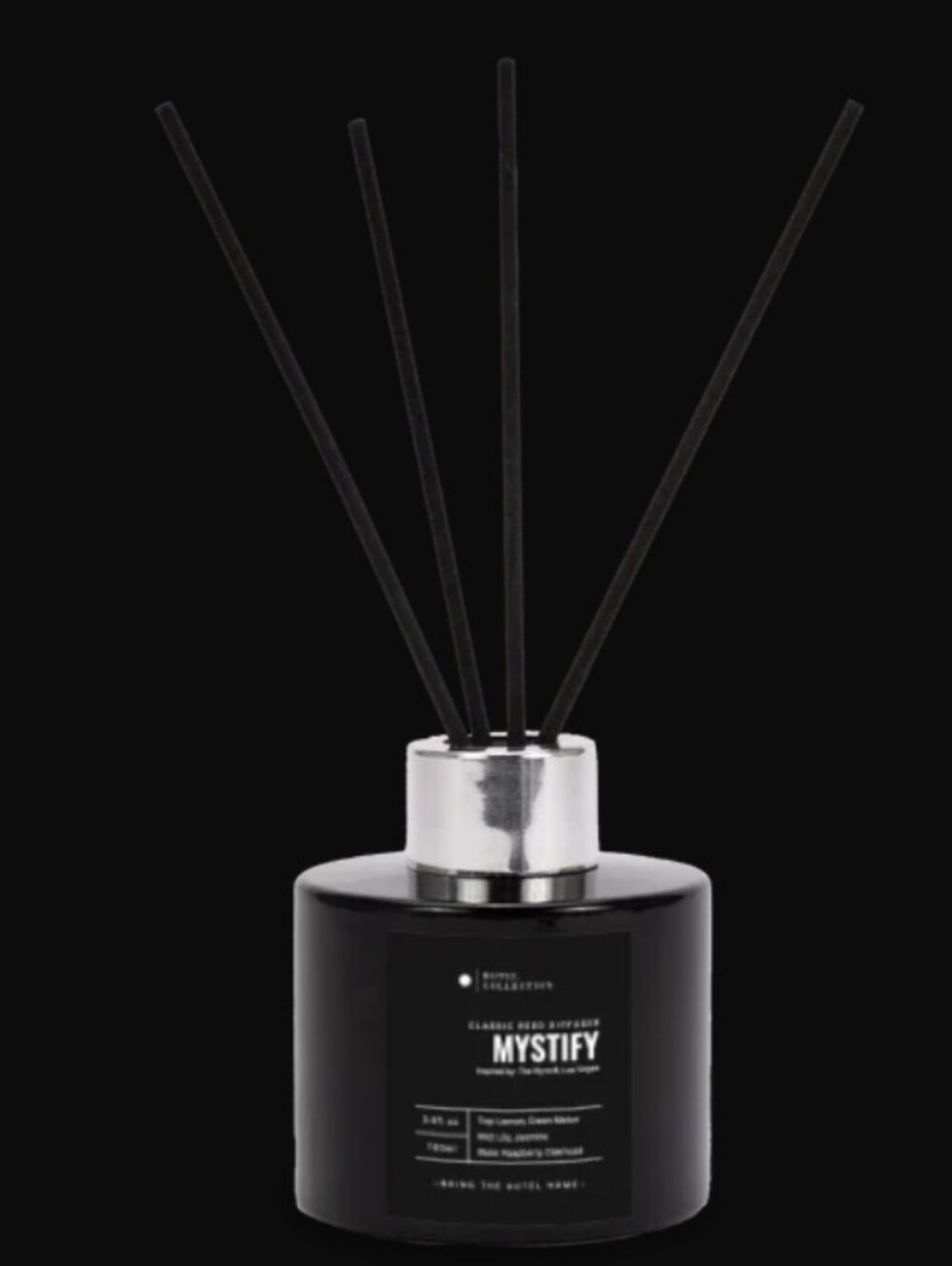 NIB Mystify Reed Diffuser - Black Scented Home Fragrance